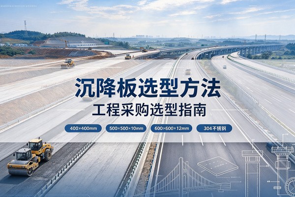 梁园沉降板选择方法