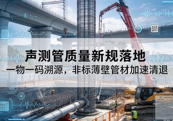 梁园声测管质量新规落地，一物一码溯源，非标薄壁管材加速清退